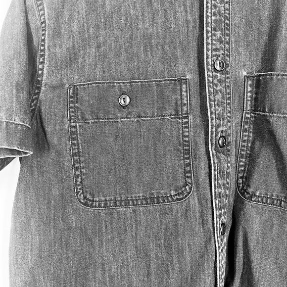 Madewell Denim Button Down Top - Picture 3 of 5